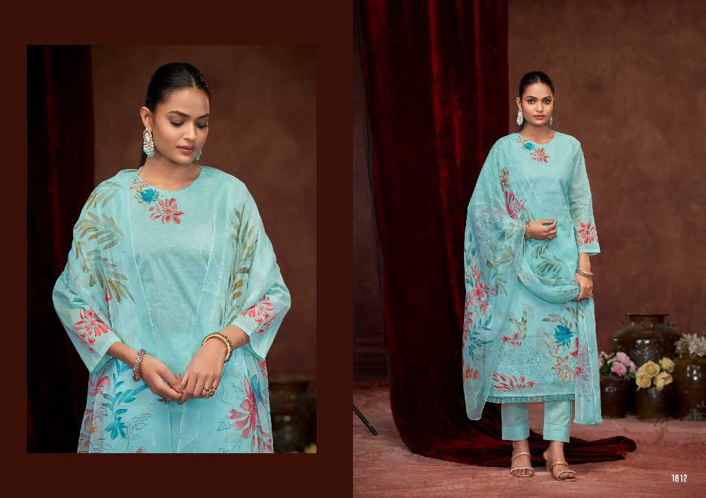 Ibiza Latima Wholesale Pure Orgendi With Delicate Handwork Suits