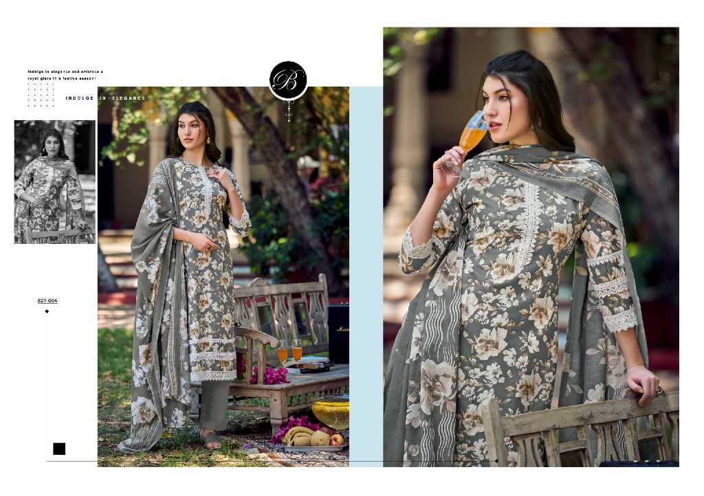 Belliza Raha Vol-2 Wholesale Pure Cotton With Daman Work Dress Material