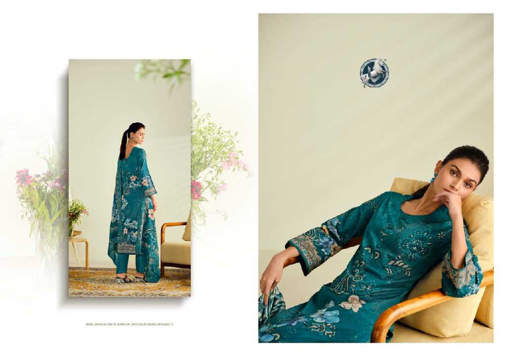 Vivek Ibadat Vol-24 Wholesale Heavy Cotton Lawn With Emb Work Straight Suits