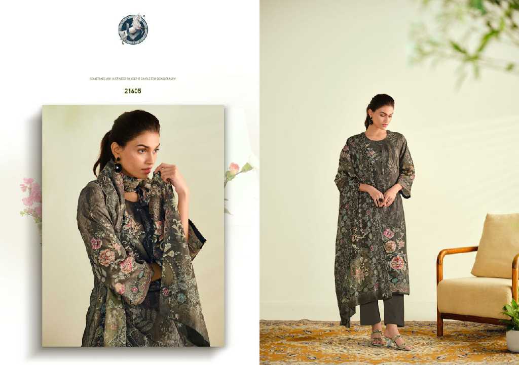 Vivek Ibadat Vol-24 Wholesale Heavy Cotton Lawn With Emb Work Straight Suits