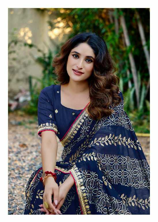 chuneri vol 3 by kashvi creation mono georgette fancy printed sarees