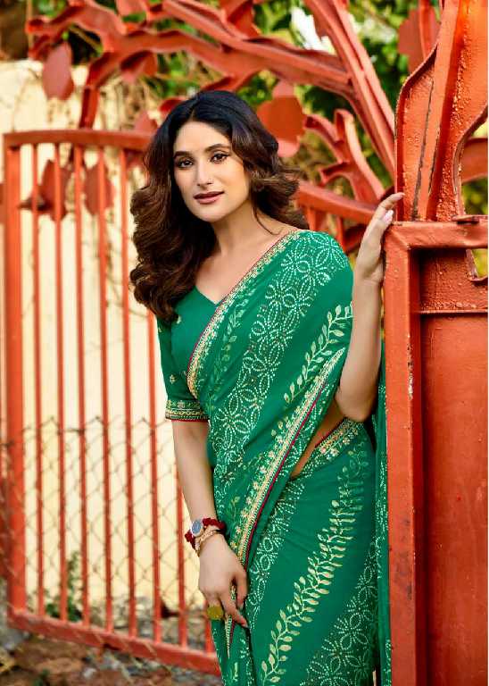 chuneri vol 3 by kashvi creation mono georgette fancy printed sarees