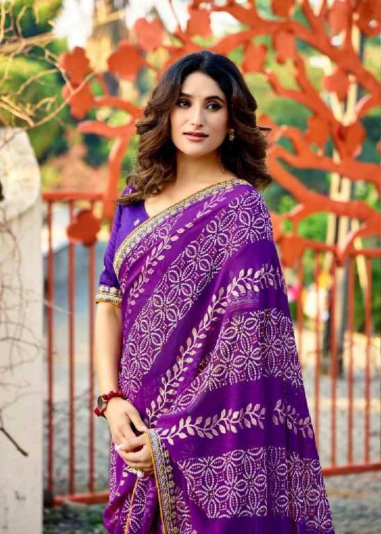 chuneri vol 3 by kashvi creation mono georgette fancy printed sarees