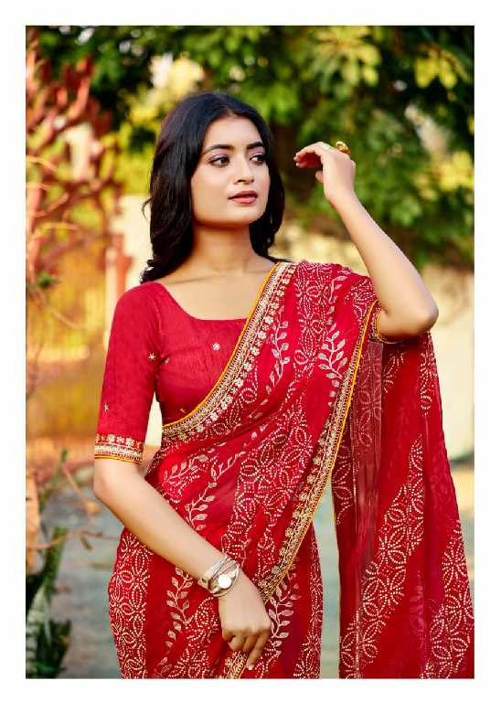 chuneri vol 3 by kashvi creation mono georgette fancy printed sarees