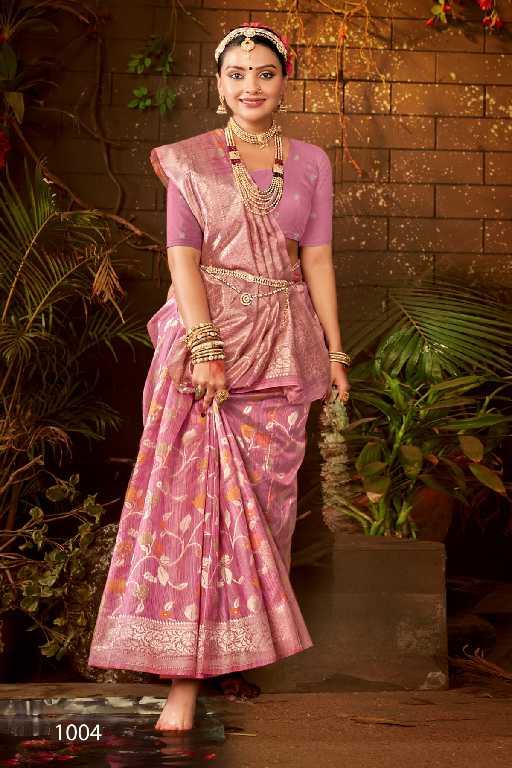 Saroj Shantiniketan Silk Vol-4 Wholesale Soft Linen Silk With Rich Pallu Sarees