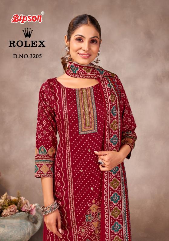 rolex 3205 by bipson print jam satin regular wear fancy suits