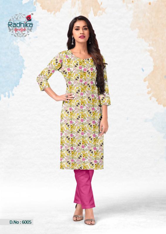 traditional vol 6 by radhika lifestyle cotton fullstitch daily wear big size long kurti