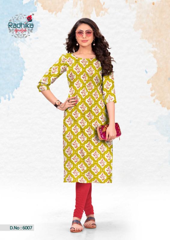traditional vol 6 by radhika lifestyle cotton fullstitch daily wear big size long kurti