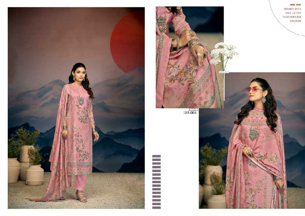 Nishant Shymphoni Vol-2 Wholesale Viscose Simer Muslin With Handwork Dress Material