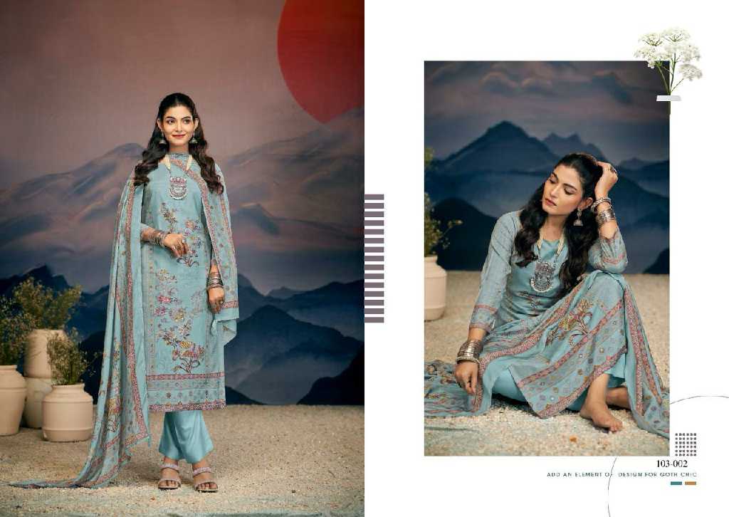 Nishant Shymphoni Vol-2 Wholesale Viscose Simer Muslin With Handwork Dress Material