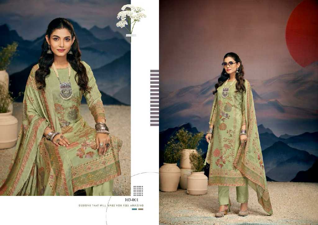 Nishant Shymphoni Vol-2 Wholesale Viscose Simer Muslin With Handwork Dress Material