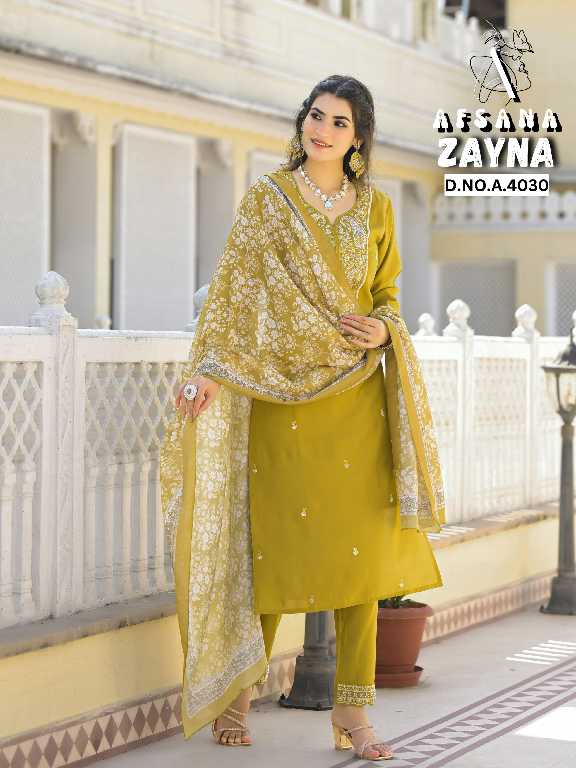 Afsana Zayna Wholesale Readymade Pakistani Concept Suits Combo