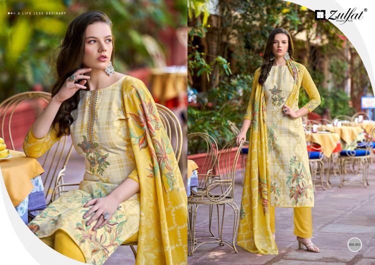 NOOR VOL 2 BY ZULFAT WHOLESALE COTTON SUIT FOR WOMENS