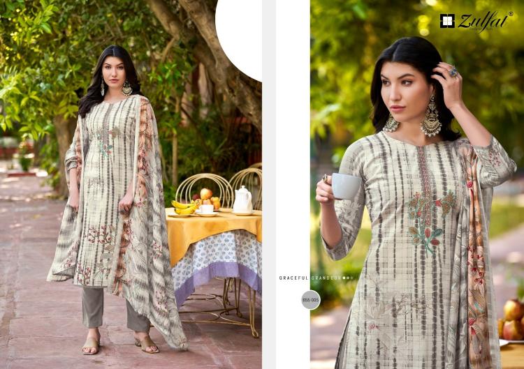NOOR VOL 2 BY ZULFAT WHOLESALE COTTON SUIT FOR WOMENS