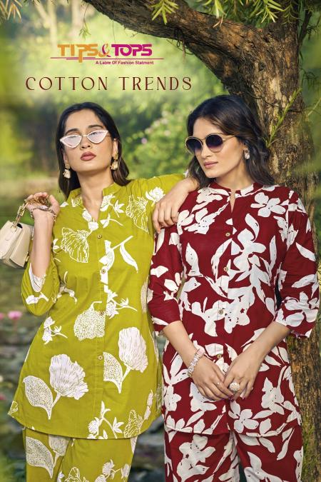 COTTON TRENDS BY TIP AND TOPS READYMADE CLASSIC COTTON PRINTED CO-ORD SETS