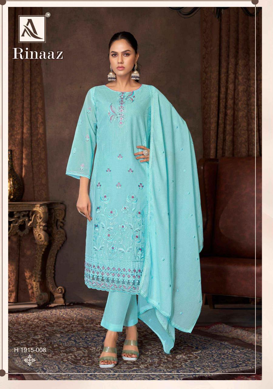 ALOK LAUNCH RINAAZ HIT DESIGN FANCY PAKISTANI DRESS MATERIAL