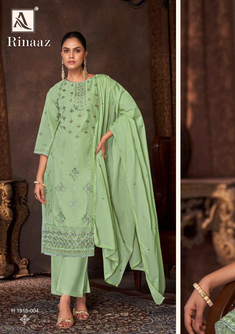 ALOK LAUNCH RINAAZ HIT DESIGN FANCY PAKISTANI DRESS MATERIAL