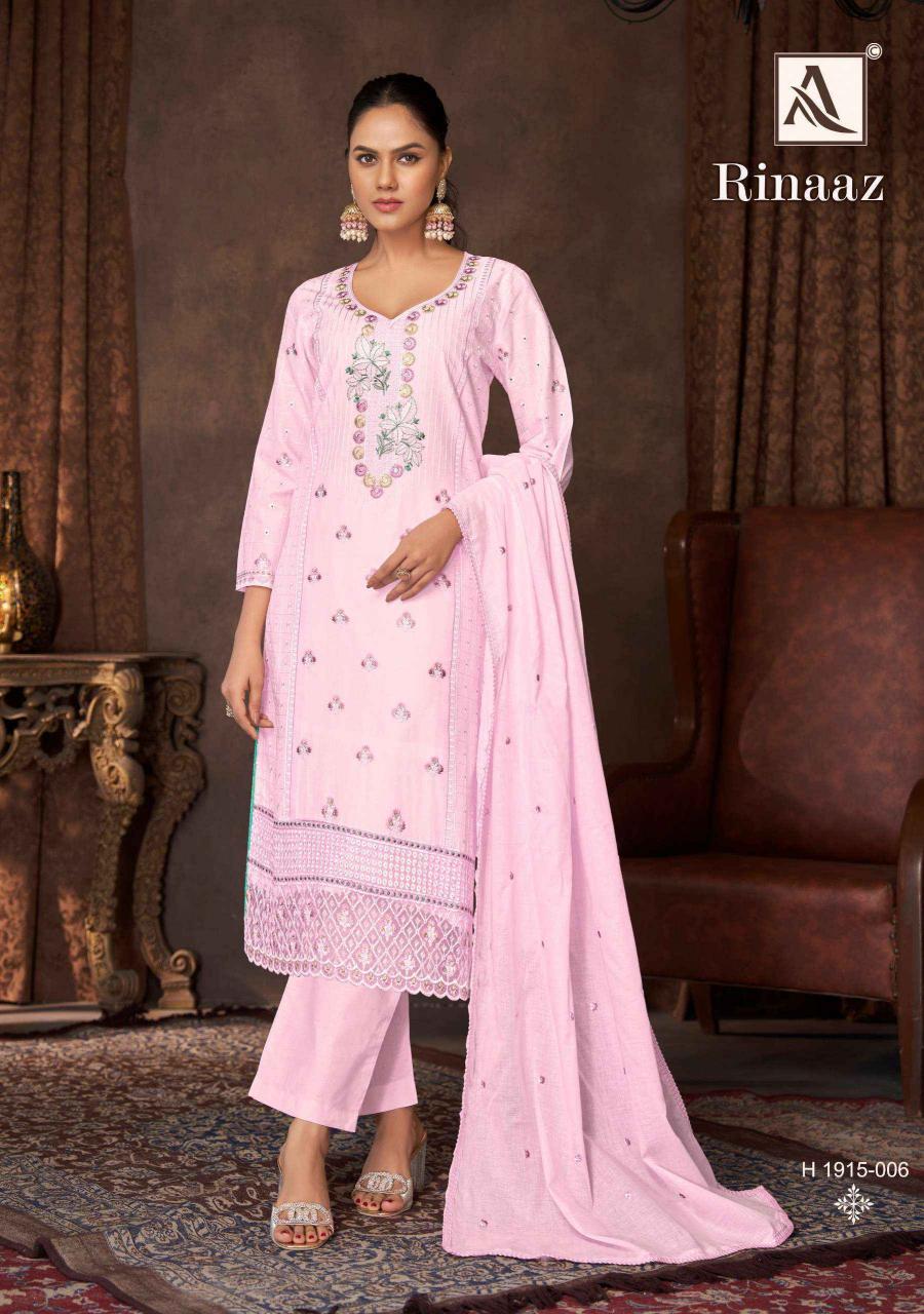 ALOK LAUNCH RINAAZ HIT DESIGN FANCY PAKISTANI DRESS MATERIAL