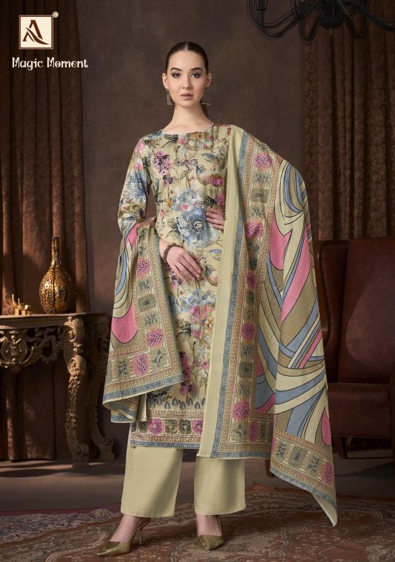 MAGIC MOMENT BY ALOK ZAM COTTON PAKISTANI PRINTED SUIT FOR LADIES