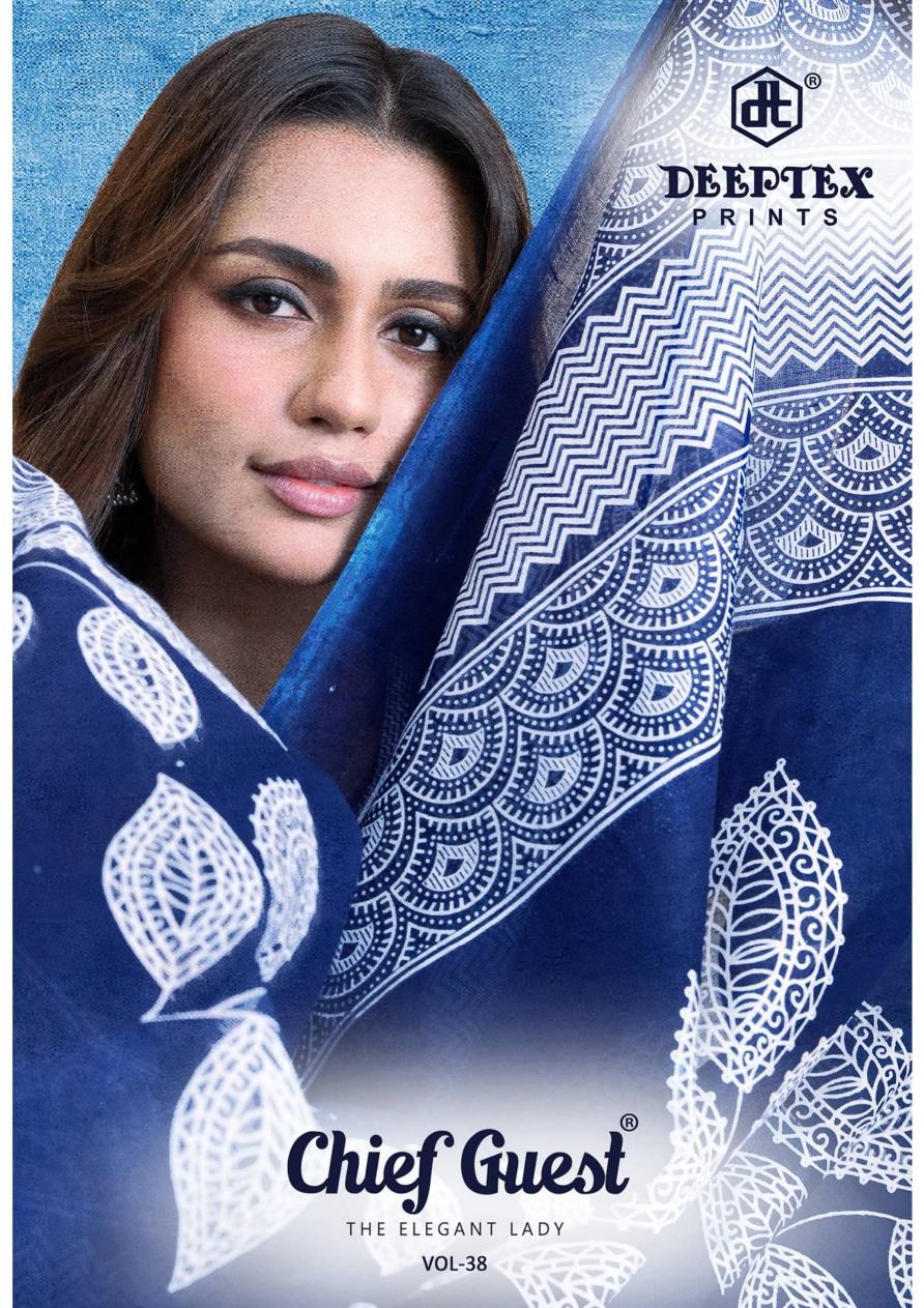 DEEPTEX PRINTS CHIEF GUEST VOL 38 COTTON DAILY WEAR CASUAL DRESS MATERIAL