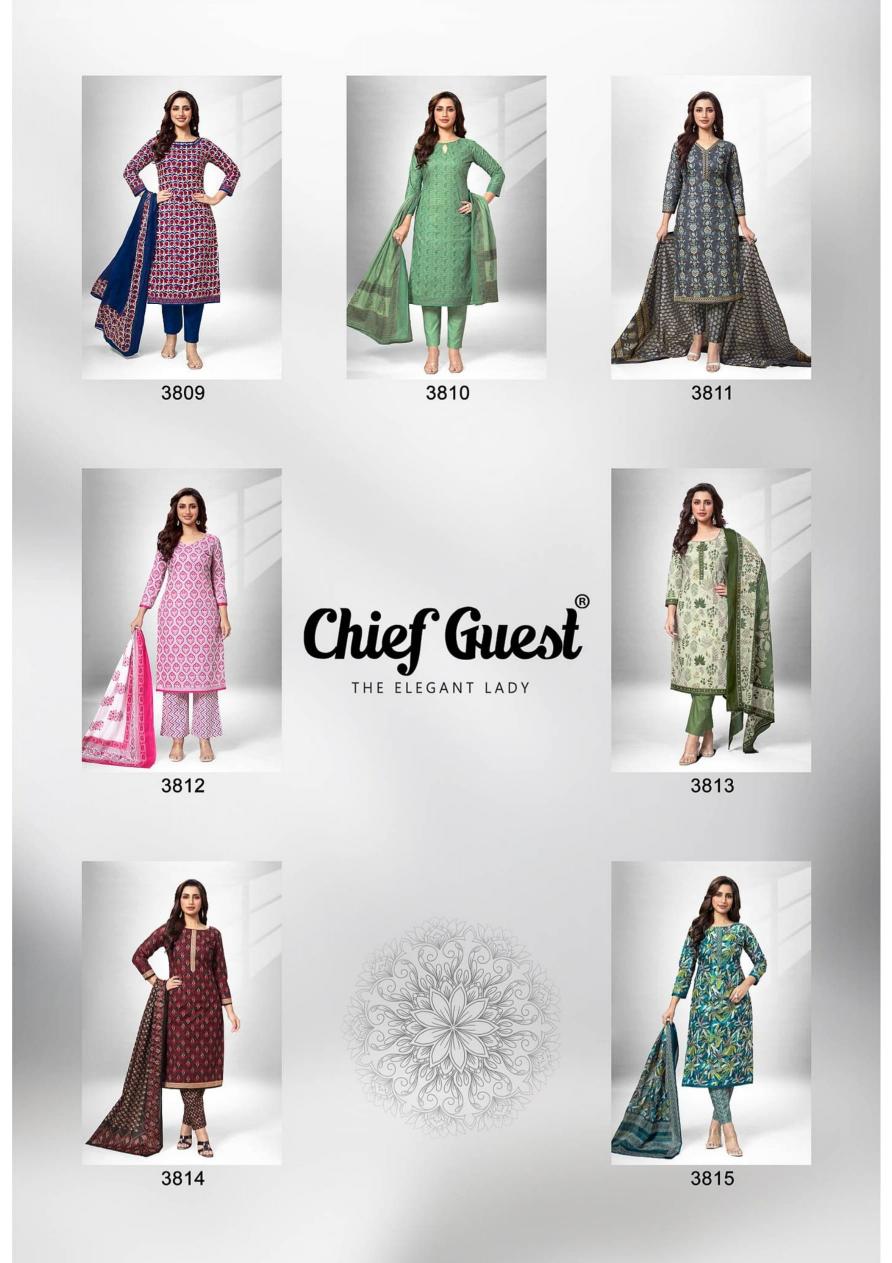 DEEPTEX PRINTS CHIEF GUEST VOL 38 COTTON DAILY WEAR CASUAL DRESS MATERIAL