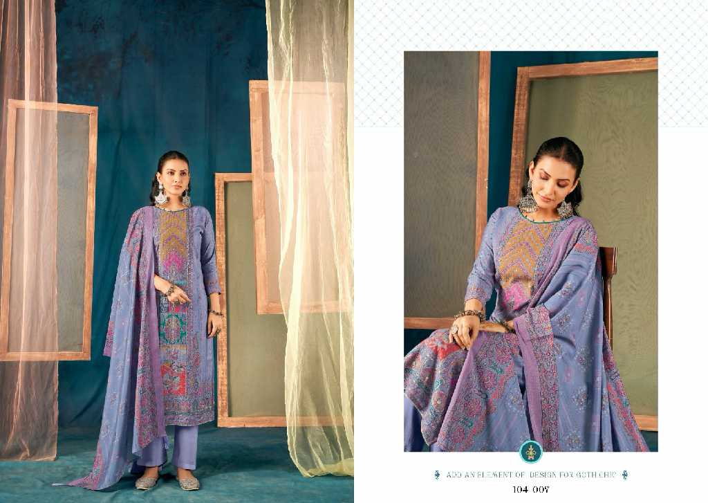 Nishant Shubha Vol-7 Wholesale Modal Silk With Hand Work Dress Material