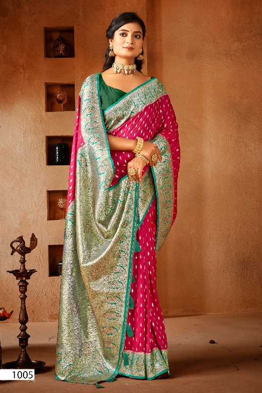 Saroj Mahashiv Silk Saroski Vol-1 Wholesale Soft Silk Contrast Rich Pallu Sarees