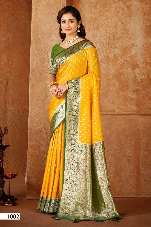 Saroj Mahashiv Silk Saroski Vol-1 Wholesale Soft Silk Contrast Rich Pallu Sarees