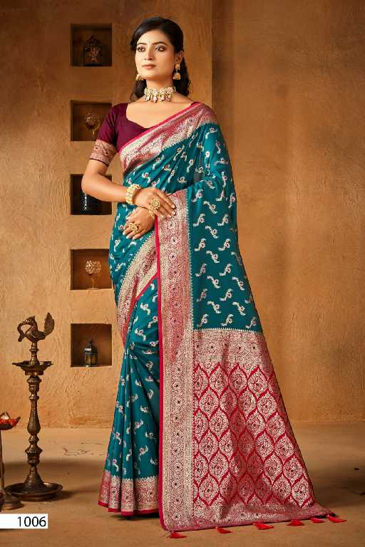 Saroj Mahashiv Silk Saroski Vol-2 Wholesale Soft Silk Contrast Rich Pallu Sarees