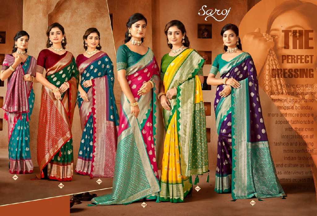 Saroj Mahashiv Silk Saroski Vol-3 Wholesale Soft Silk Contrast Rich Pallu Sarees