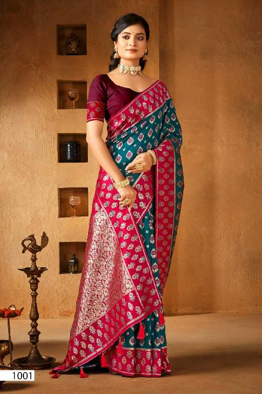 Saroj Mahashiv Silk Saroski Vol-4 Wholesale Soft Silk Contrast Rich Pallu Sarees
