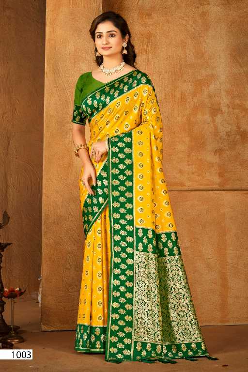 Saroj Mahashiv Silk Saroski Vol-4 Wholesale Soft Silk Contrast Rich Pallu Sarees