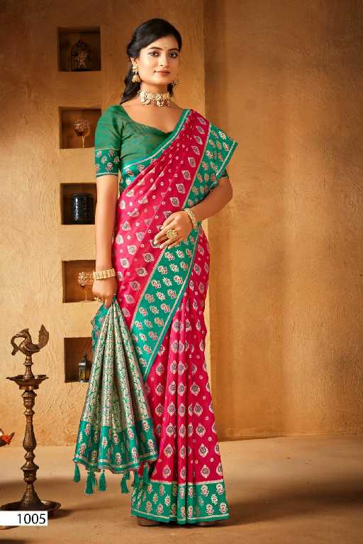 Saroj Mahashiv Silk Saroski Vol-4 Wholesale Soft Silk Contrast Rich Pallu Sarees