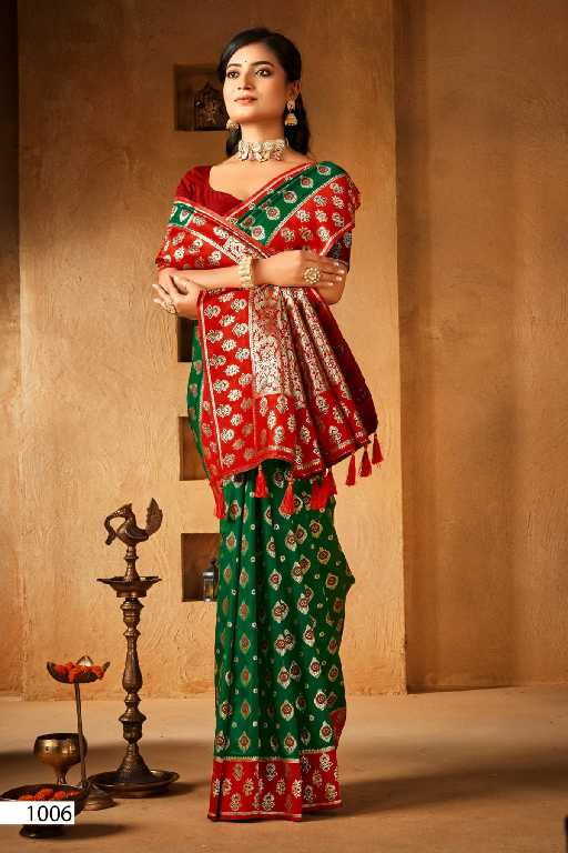 Saroj Mahashiv Silk Saroski Vol-4 Wholesale Soft Silk Contrast Rich Pallu Sarees