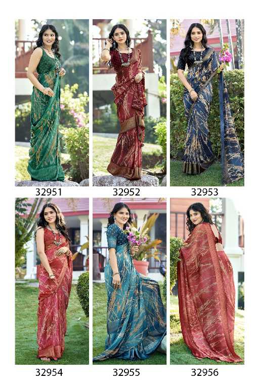 VALLABHI PRINTS VYANJANA VOL 11 STYLISH WEAR GEORGETTE SAREE COLLECTION