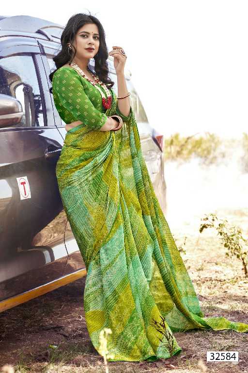 VALLABHI SIMONA VOL 4 PURE CREPE PRINTED SARIS UNIFORM SARI WHOLESALE SHOP