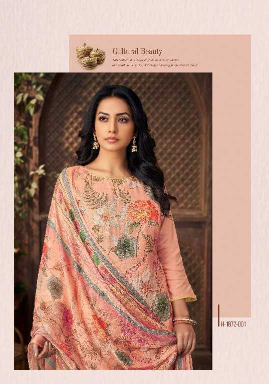 Alok Jaskan Wholesale Pure Viscose Muslin With Work Dress Material