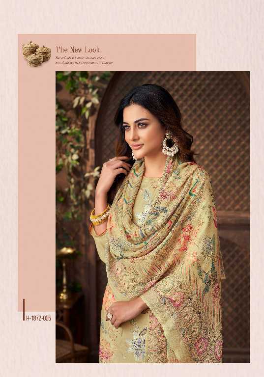 Alok Jaskan Wholesale Pure Viscose Muslin With Work Dress Material