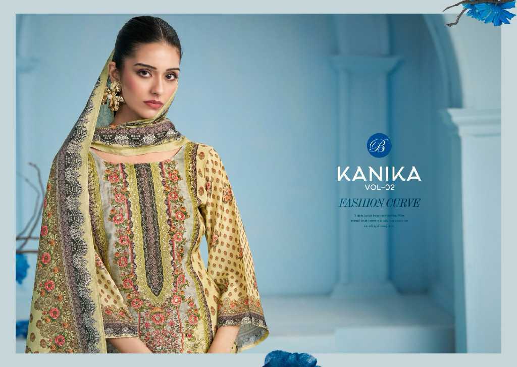 Belliza Kanika Vol-2 Wholesale Pure Viscose Muslin With Handwork Dress Material