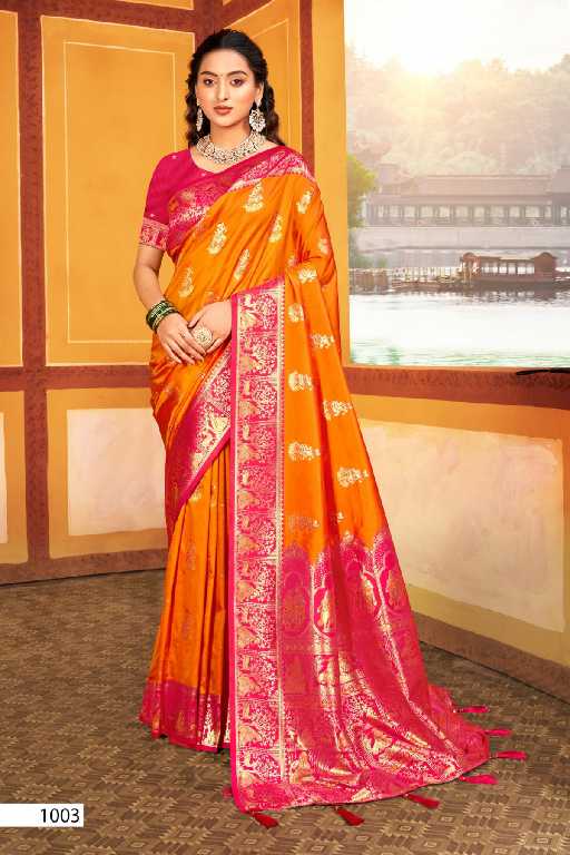 Saroj Mitali Silk Vol-1 Wholesale Silk With Heavy Banarasi Zari Rich Pallu Sarees