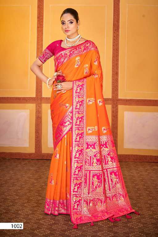 Saroj Mitali Silk Vol-2 Wholesale Silk With Heavy Banarasi Zari Rich Pallu Sarees