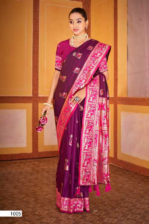 Saroj Mitali Silk Vol-2 Wholesale Silk With Heavy Banarasi Zari Rich Pallu Sarees