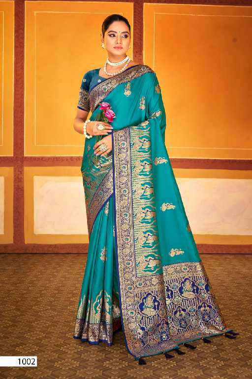 Saroj Mitali Silk Vol-3 Wholesale Silk With Heavy Banarasi Zari Rich Pallu Sarees