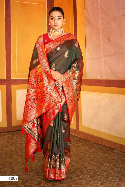 Saroj Mitali Silk Vol-3 Wholesale Silk With Heavy Banarasi Zari Rich Pallu Sarees