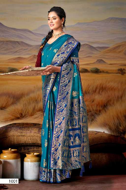 Saroj Mitali Silk Vol-4 Wholesale Silk With Heavy Banarasi Zari Rich Pallu Sarees