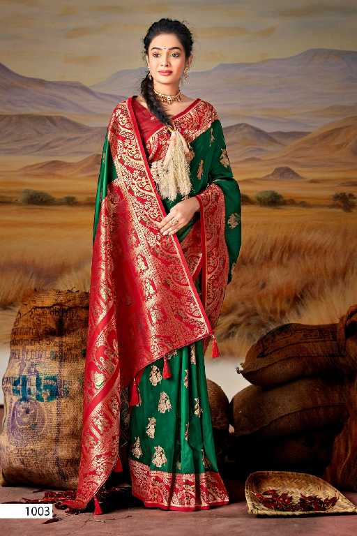 Saroj Mitali Silk Vol-4 Wholesale Silk With Heavy Banarasi Zari Rich Pallu Sarees