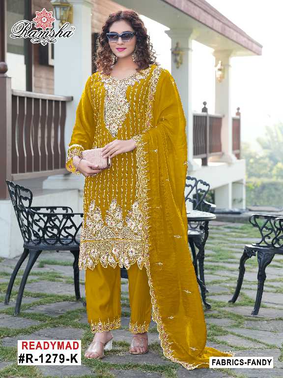 Ramsha R-1279 Wholesale Readymade Indian Pakistani Concept Suits