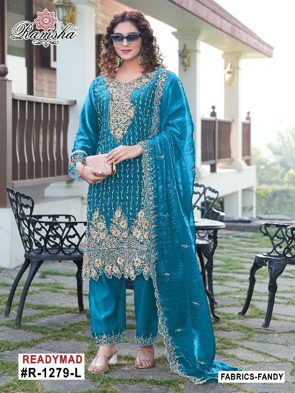 Ramsha R-1279 Wholesale Readymade Indian Pakistani Concept Suits