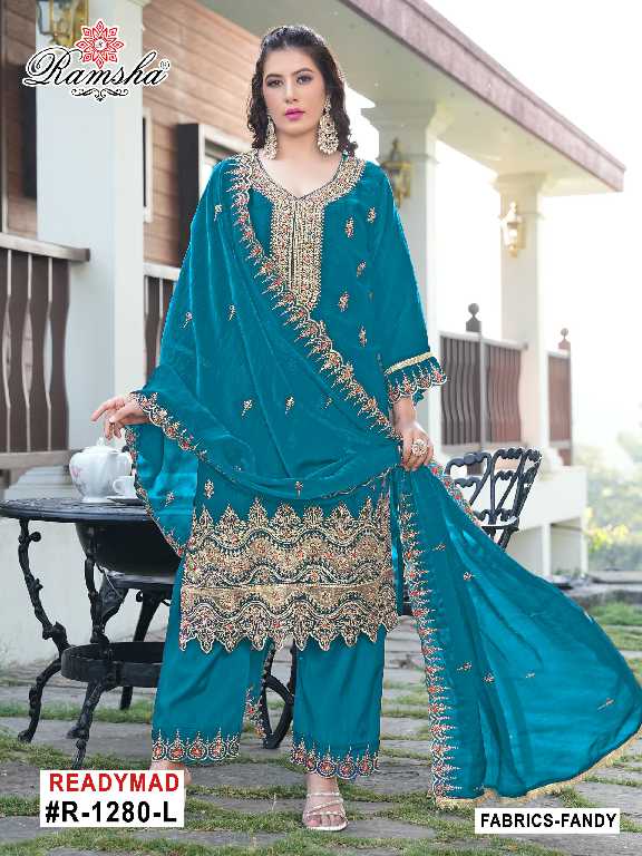 Ramsha R-1280 Wholesale Readymade Indian Pakistani Concept Suits