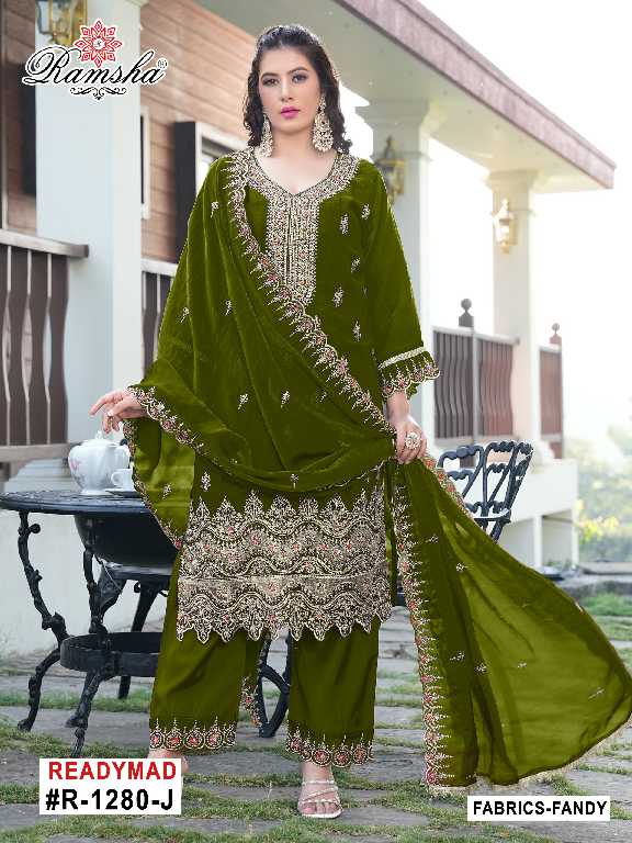 Ramsha R-1280 Wholesale Readymade Indian Pakistani Concept Suits